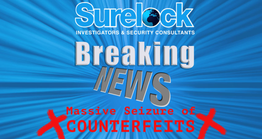 Surelock counterfeits seizure News